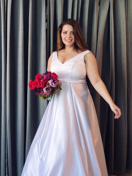 plus size casa de moda santiago las condes vestido blanco