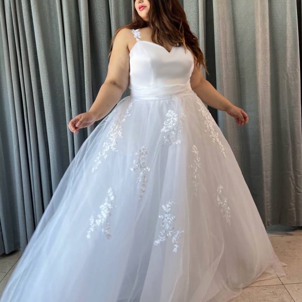 casa de moda - novia talla grande Plus Size XL