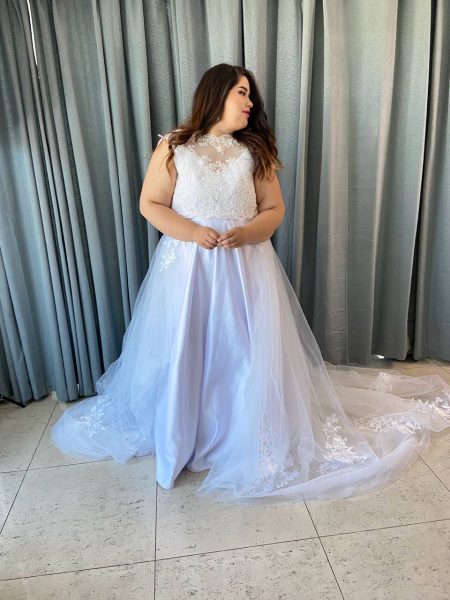 vestido de novia de ala costura talla grande chile santiago