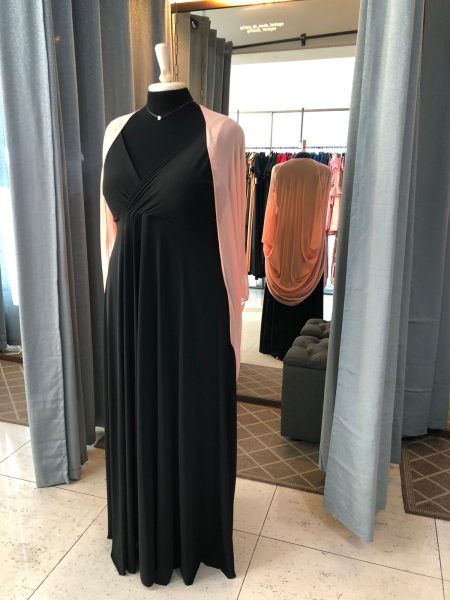 kimono de gasa color salmon