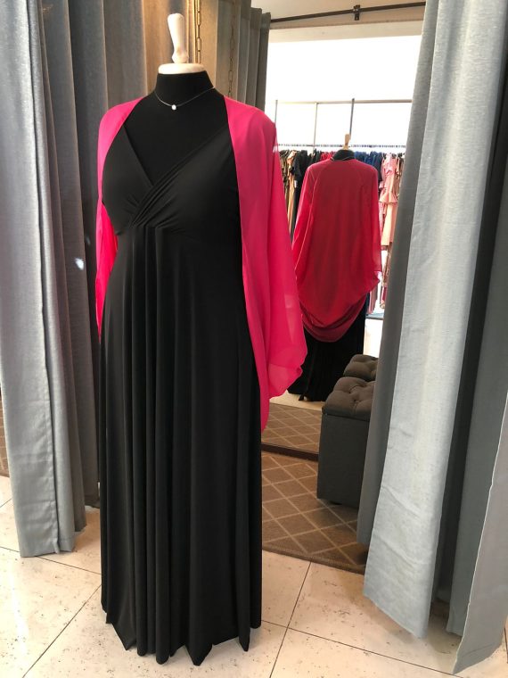 kimono de gasa color fucsia