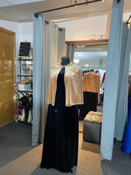 Tapado (capa) tela terciopelo talla "XL"