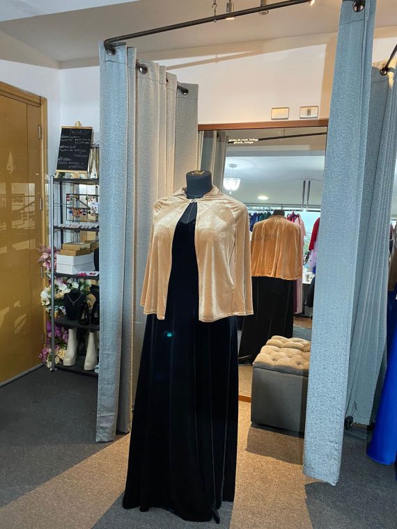 Tapado (capa) tela terciopelo talla "XL"