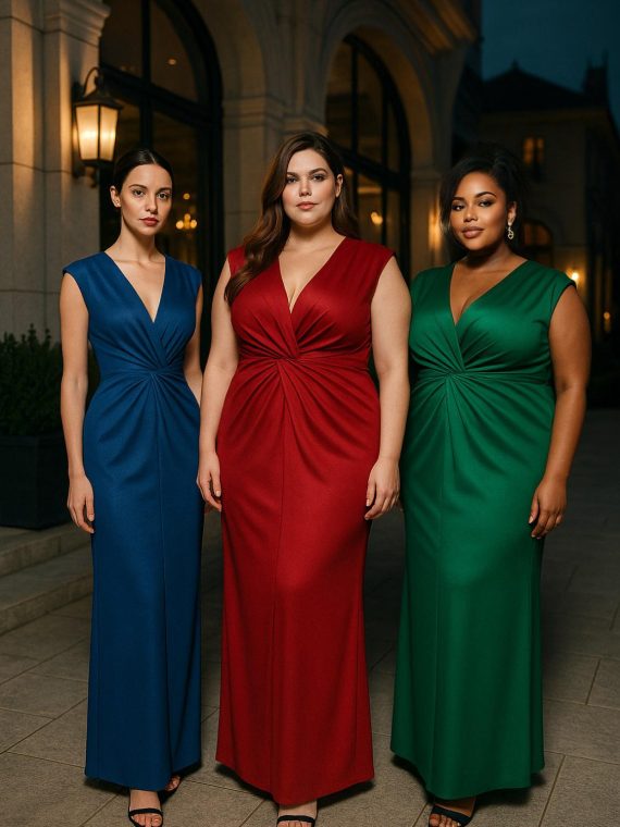 Vestido Virginia color verde botella "Apegada" Talla : "L"